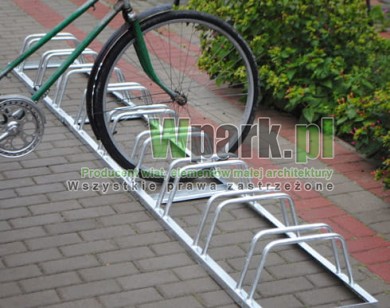 Stojak rowerowy stalowy ocynk na 9 stanowiska (kod:3027/9/S/P)