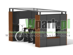 Wiata na rowery BOKS 01 - na 8 rowerów