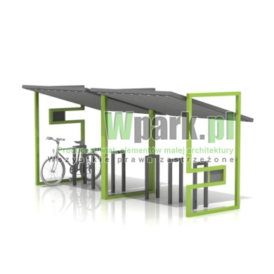 Wiata na rowery FUNK 02 - na 12 rowerów
