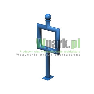 Stojak  rowerowy barierka na 2 stanowiska (kod:COLOR03/2/S/PW)