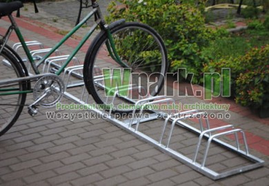 Stojak rowerowy stalowy ocynk na 18 stanowisk (kod:3027/18/S/P)
