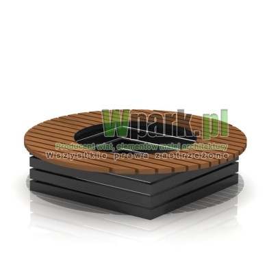 Ławka OVAL 04 drewno