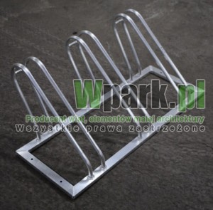 Stojak  rowerowy aluminiowy na 3 stanowiska (kod:3001/3/A/P)