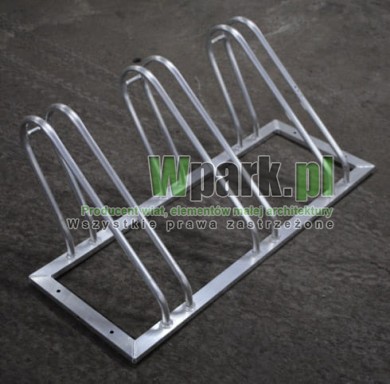 Stojak  rowerowy aluminiowy na 3 stanowiska (kod:3001/3/A/P)