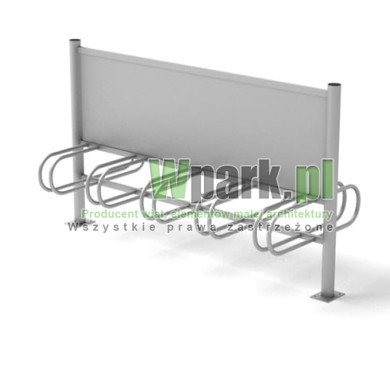 Stojak  rowerowy aluminiowy na 10 stanowisk (kod:3060/10PR/A/PW)