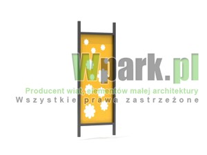 Ściana blacha z dowolnym wzorem 900 mm