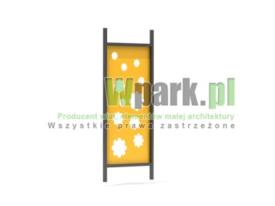 Ściana blacha z dowolnym wzorem 900 mm