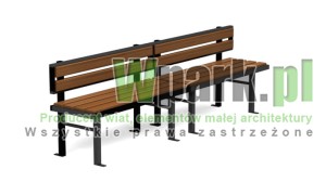 Ławka PUZL 01 drewno dł siedziska 2400 mm