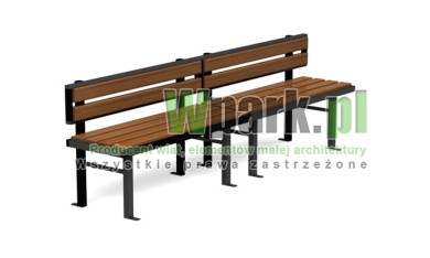 Ławka PUZL 01 drewno dł siedziska 2400 mm
