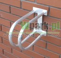 Stojak aluminiowy ścienny na 3 stanowiska (kod:4001/3/A/S)