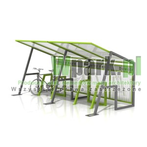Wiata na rowery POLO 02 - na 14 rowerów