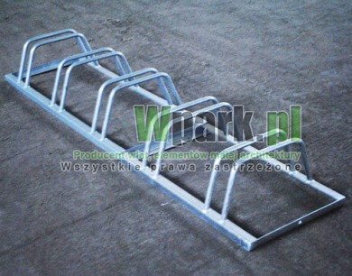Stojak rowerowy stalowy ocynk na 5 stanowisk (kod:3027/5/S/P)