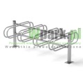 Stojak  rowerowy aluminiowy na 8 stanowisk (kod:3060/8P/A/PW)