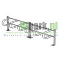 Stojak  rowerowy aluminiowy na 6 stanowisk (kod:3060/6/A/PW)