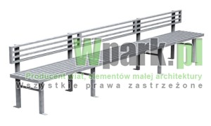 Ławka PUZL 01 ocynkowana dł siedziska 3600 mm