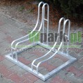 Stojak rowerowy bocian aluminiowy na 2 stanowiska (kod:3033/2/A/P)