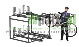 Parking rowerowy MODE 07 dwupoziomowy