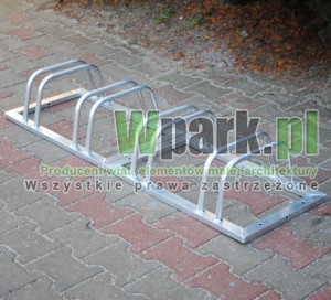 Stojak rowerowy aluminiowy na 4 stanowiska (kod:3010/4/A/P)