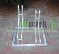 Stojak rowerowy bocian aluminiowy na 2 stanowiska (kod:3033/2/A/P)