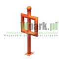Stojak  rowerowy barierka na 2 stanowiska (kod:COLOR02/2/S/PW)