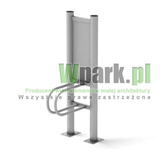 Stojak  rowerowy aluminiowy na 1 stanowisko (kod:3060/1R/A/PW)
