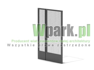 Panel wiaty śmietnikowej TRIO 08