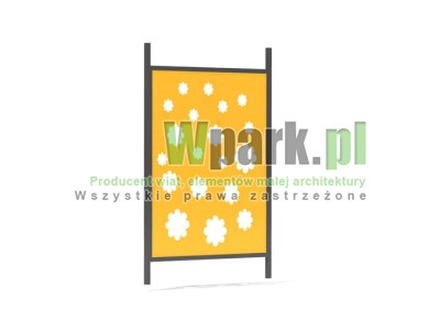 Ściana blacha z dowolnym wzorem 1500 mm