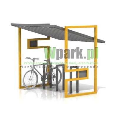 Wiata na rowery FUNK 01 - na 6 rowerów