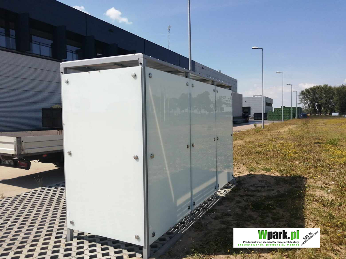 Wpark Blog - Wiata palarnia GLAS z mlecznym szkłem Sklep internetowy Wpark.pl