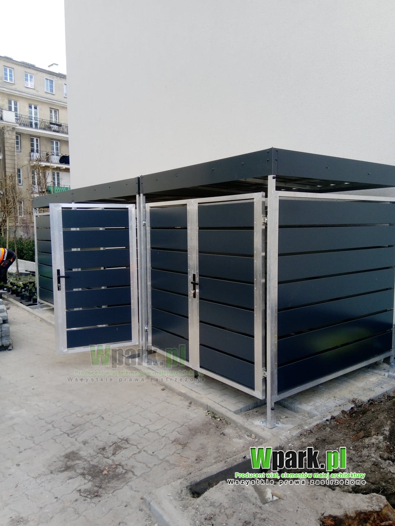 Wpark Blog - Wiata śmietnikowa AluPALEPA Sklep internetowy Wpark.pl