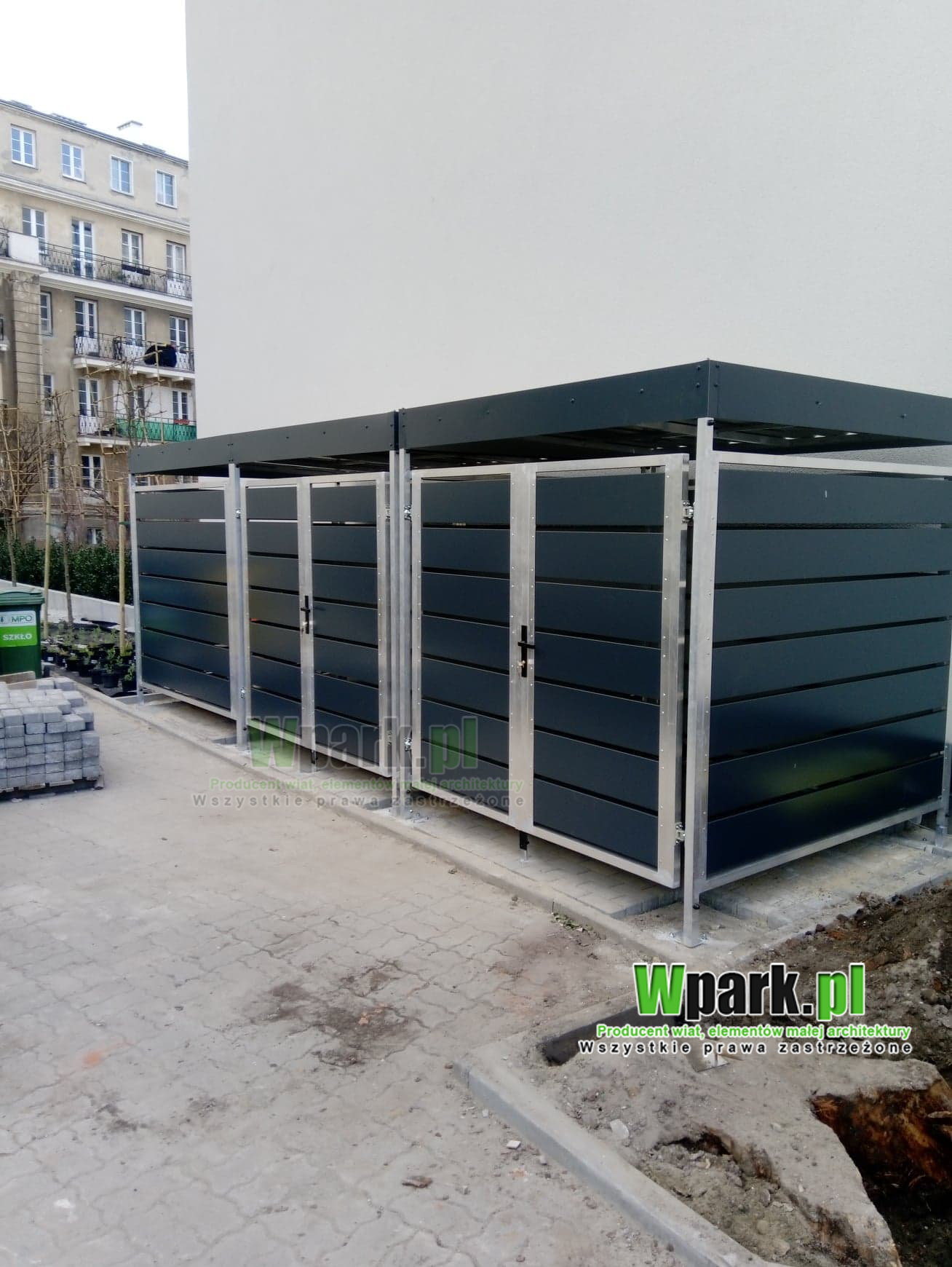 Wpark Blog - Wiata śmietnikowa AluPALEPA Sklep internetowy Wpark.pl