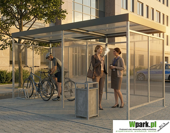 Wiata dla palących promocja