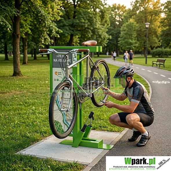 Stacja naprawy rowerów