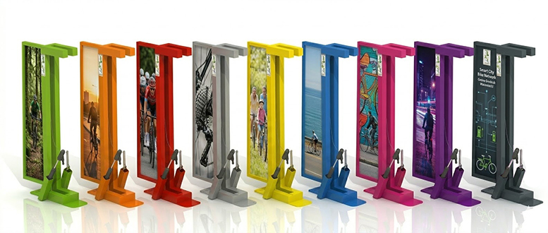 Stacje naprawy rowerów kolorystyka